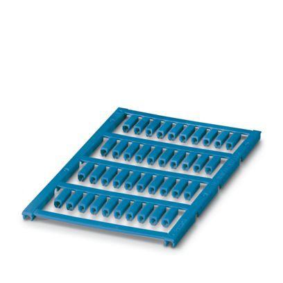 0827562 Phoenix Contact UC-WMCO Slide On Cable Marker, Blue, Pre-printed "Unlabeled", 2.1 → 2.9mm Cable, for Conductors,