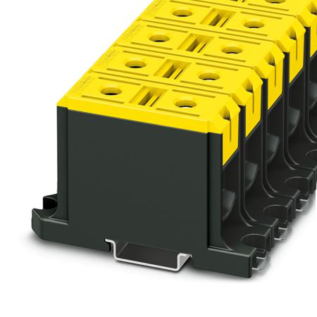1086480 Phoenix Contact  UBAL Series Yellow, 95mm², Single-Level, Screw Termination