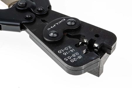 12014254 Delphi , Weather-Pack Series Female Crimping Tool for use with Sleeve Crimp Terminals