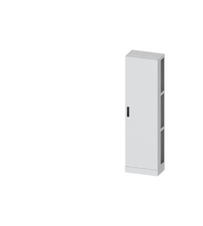 8GK1323-8KP24 Siemens ALPHA 630 Series Steel Single-Door-Door Floor Standing Enclosure, Plain Door Door, IP55, 1950 x 550 x 320mm
