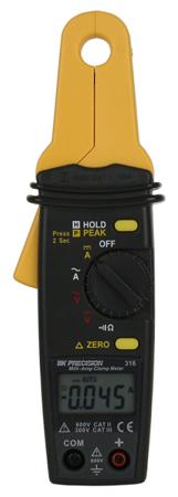 BK316 BK Precision  Clamp Meter, 100A dc, Max Current 100A ac CAT II 600V With UKAS Calibration