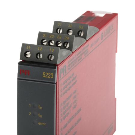 5223A2 PR Electronics 5223, Frequency to Current Signal Conditioner, 0 → 20 kHz Input, 0 → 20 mA Output