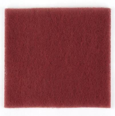 7100182487 3M Red Abrasive Hand Pad 200mm x 100mm x , for Cleaning Use