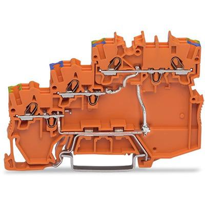 2000-5377-102-000 WAGO2000-5377/102-000 TOPJOB S Series DIN Rail Terminal Block, 1mm², 3-Level, Push-In Cage Clamp Termination