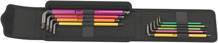 05004173001 Wera 9 piece L Shape Metric Hex Key Set, 1 x 2.0x101 mm, 1 x 2.5x112 mm, 1 x 3.0x123 mm, 1 x 4.0x137 mm, 1 x 5.0x154