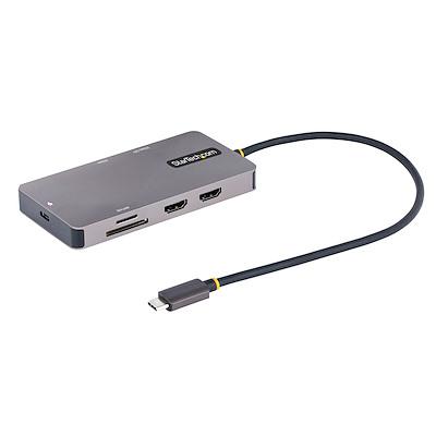 120B-USBC-MULTIPORT StarTech.com Dual Monitor 4K Docking Station with HDMI - USB C