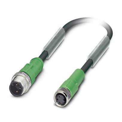 1538432 Phoenix Contact Male 3 way M12 to Female 3 way M8 Sensor Actuator Cable, 5 m