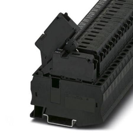 3038778 Phoenix Contact  ST 4-HESILA 250 (6.3X32) Series Black, Single-Level, Spring Clamp Termination
