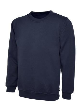 285-4860 RS PRO Navy 50% Cotton, 50% Polyester Work Sweatshirt L