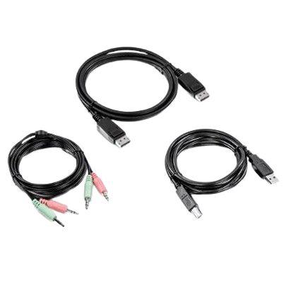 TK-CP06 Trendnet Male 3.5 mm Jack, DisplayPort, USB A to Male 3.5 mm Jack, DisplayPort, USB B KVM Cable