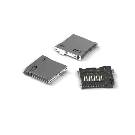 693071030811 SMT Micro SD Card Connector, Push & Push