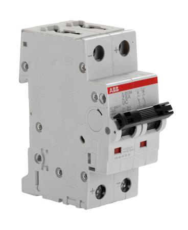 2CDS272061R0378-S202-MUC-Z-6A-10-KA ABB MCB S200 6A MCB, 2P Type Z, DIN Rail Mount
