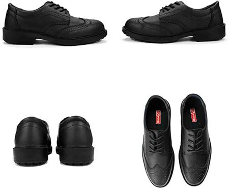 RS500-010 RS PRO Men's Black Steel Toe Capped Safety Shoes, UK 10, EU 44