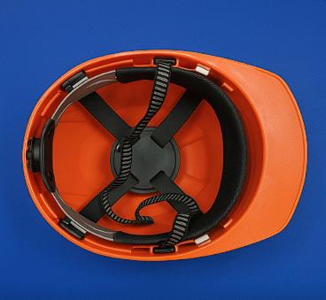 sh2025vorcrs2 E-Pro Series Safety Helmet, Orange, AirVent ABS Shell, S2 Harness