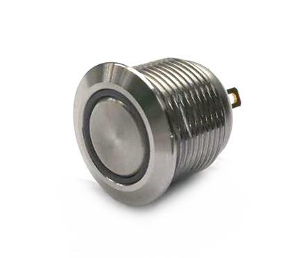 175-9175 FLAT Push Button with Ring + Yellow LED