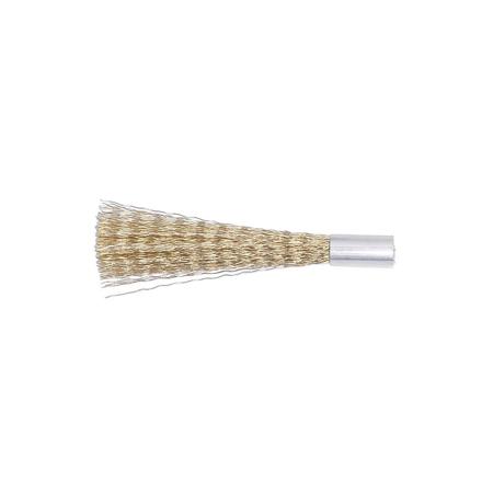 2-164 Bernstein Brass Pencil Abrasive Brush, 4mm Diameter