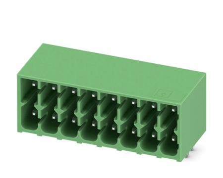 1053815 Phoenix Contact, 3.5mm Pitch, DMC 1.5, 8 Way, Right Angle, Pluggable Terminal Block, Header, Through Hole, Solder