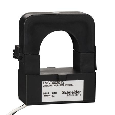 LVCT00201S Schneider Electric PowerLogic Series Current Transformer Current Transformer, 200A Input, 32mm Bore, 600 V