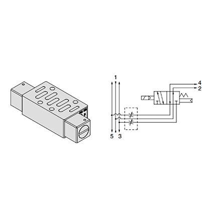 AXT503-23A SMC Solenoid Valve - AXT Series