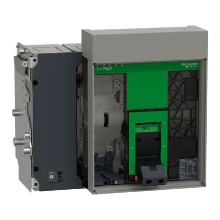 C080H4WM Schneider Electric, Compact MCCB 4P 800A, Breaking Capacity 30 kA