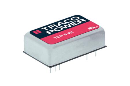 TEN-8-4823WI TRACOPOWER TEN 8WI 8W Isolated DC-DC Converter Through Hole, Vin 18 → 75 V dc, Vout ±15V dc Railway Approved