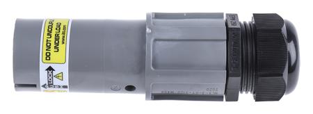 NLS-3-GY-S120-M40A ITT Cannon Veam Powerlock Series, Cable Mount Industrial Power Plug, Rated At 400A, 1 kV ac