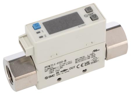 PFM711-F02-B SMC, 100 L/min Flow Controller, 24 V