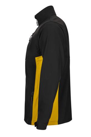 106004_00-17_3XL Velilla 106004 Black/Yellow, Comfortable, Soft Jacket, XXXL