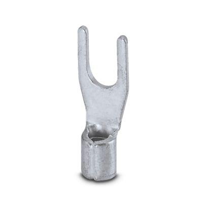 3240143 Phoenix Contact Uninsulated Fork Terminal, 17AWG to 13AWG, Silver