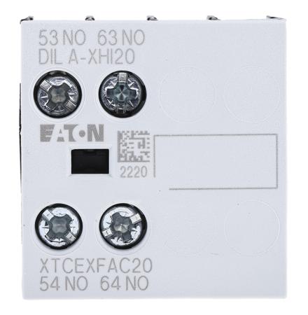 276422 DILA-XHI20 Eaton xStart Auxiliary Contact, 3-Pole, 1.5 A, 500 V