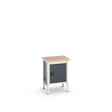 16921614.19 Bott Steel Workbench, 200kg Max Load, Adjustable Height, 930mm x 600mm x 700mm
