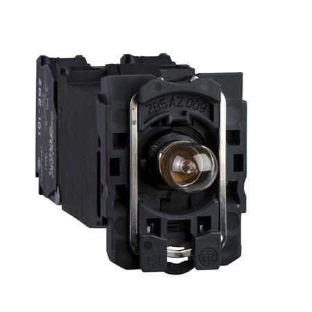 ZB5AW04D45 Schneider Electric Harmony Series Light Block for Use with Push Button, 220 → 240V ac, Red Light, 1 NC + 1 NO