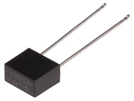 767-5112 RS PRO PC Board Non Resettable Fuse, Radial 1A, 250V