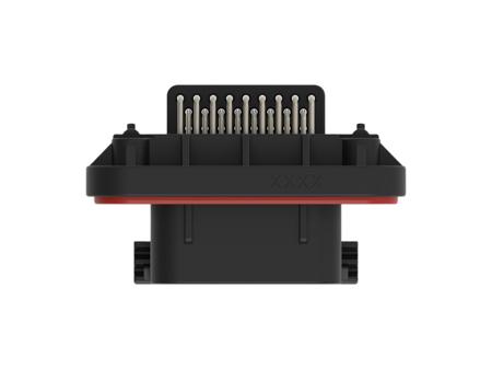 8-2384723-6 TE Connectivity, SUPERSEAL Automotive Connector Plug Black Panel Mount 34 Way, Through Hole Termination