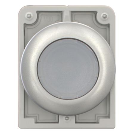 182925-M30C-FDL-W Eaton Flush White Push Button - Momentary, M30 Series, 30mm Cutout, Round