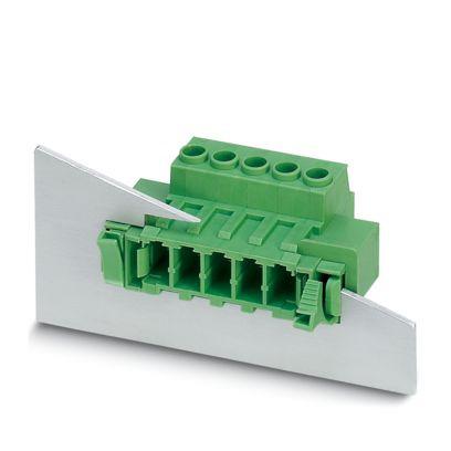 1716593 Phoenix Contact, 7.62mm Pitch, DFK, 11 Way, , Pluggable Terminal Block, Feed Through Plug, Screw, Screw Termination,