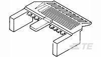 102537-6 TE Connectivity AMPMODU Series Header, 16 Contact(s), 2.54mm Pitch