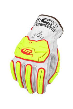 665-11 Ansell R-665 White Leather Abrasion Resistant, Cut Resistant Work Gloves, Size 11