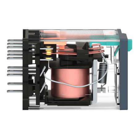 RXM3AB1BD Schneider Electric 3PDT Non-Latching Relay Plug In, 24V dc Coil, 10 A