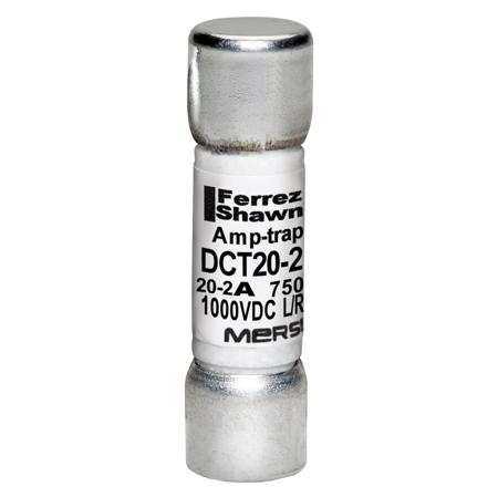 DCT20-2 Mersen 20A Glass Melamine Cartridge Fuse, 10 x 38mm