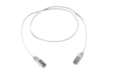 RJ45SPC6A-05-0M-WH HellermannTyton Connectivity RJ45SPC6A, 5 m Ethernet Cable, White Screened