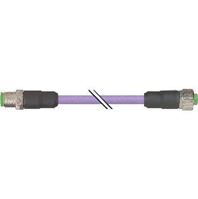 X67CA0C02-0350 B&R Straight Male 5 way M12 to Straight Female 5 way 5 Pin Header Actuator/Sensor Cable, 35m