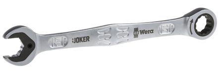 5073277001 Wera 17 mm Hexagon Combination Ratchet Spanner, 224 mm Length, JOKER