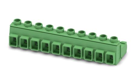 1745700 Phoenix Contact, 7.62mm Pitch, GIC 2.5 HCV/10-ST-7.62, 10 Way, , Pluggable Terminal Block, Inverted Plug, Cable Mount,