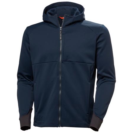 79232_590-S Helly Hansen Tech Navy Jacket Front Zip, S 1 EA