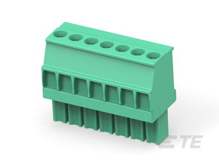 1986371-7 TE Connectivity, 3.5mm Pitch, Buchanan, 7 Way, Vertical, Pluggable Terminal Block, Plug, Board Mount, Plug In