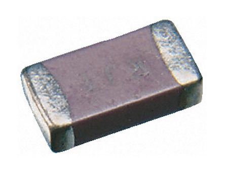 C0805C182J2GACAUTO KEMET 1.8nF Multilayer Ceramic Capacitor MLCC, 200V dc V, ±5% , SMD