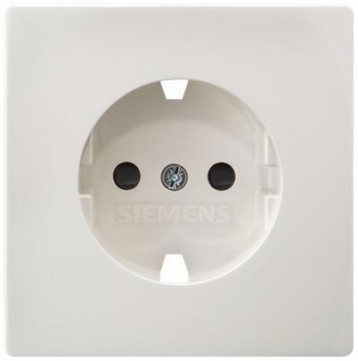 5UH1066 Siemens 5UH10 White Electrical Socket, Schuko