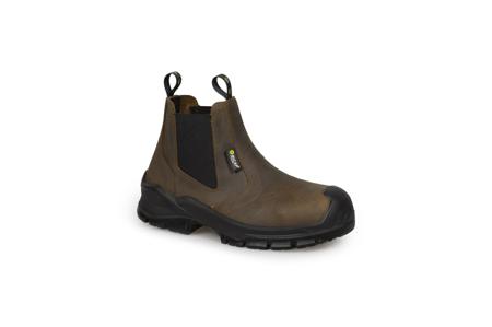 PS6221-6-K-4-S3-SRC-43 Bicap PS 6221 6 K 4 Unisex Brown Composite Toe Capped Safety Shoes, UK 9, EU 43