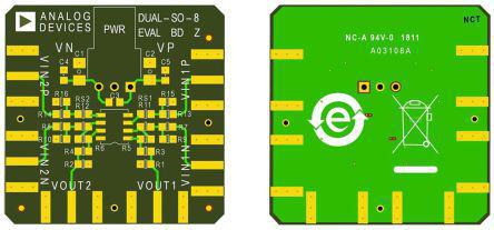 AD8018AR-EBZ Analog Devices , Dual Line Driver Evaluation Board for AD8018